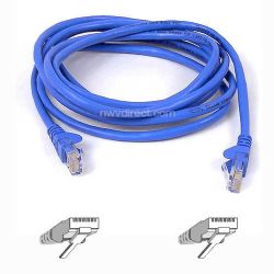 Belkin 10ft CAT-5e Patch Cable RJ45M/Blue 