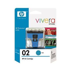 HP 02 Cyan Ink Cartridge (4 ml) 