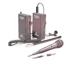 AUDIO TECHNICA - Professional VHF Wireless Camcorder Lavaliere and Hand-Held Microphone System